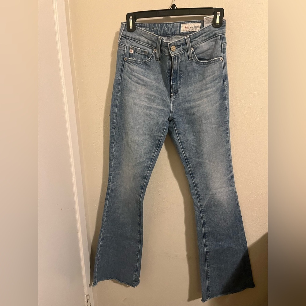 Ag Adriano Goldschmied Blue‎ Flare & Wide Leg Jeans